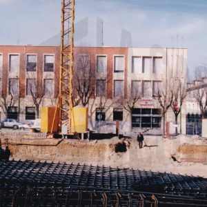 Obras en el solar de la desaparecida Casa de la Panadería, en Aranjuez