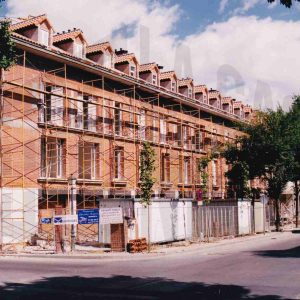 Nueva construcción en el solar de la desaparecida Casa de la Panadería en Aranjuez