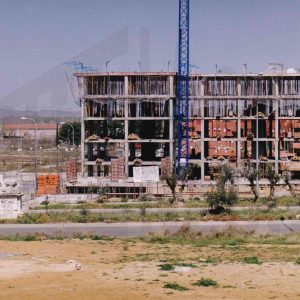 Edificio en construcción en el Paseo del Deleite en Aranjuez