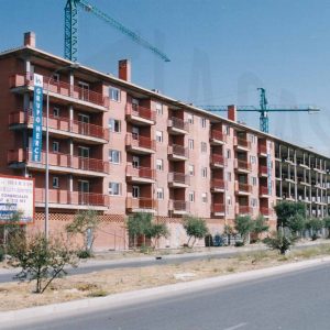 Edificio en construcción en el Paseo del Deleite en Aranjuez