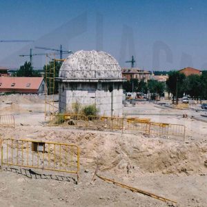 Arca del Agua antes de su cambio de ubicación en Aranjuez