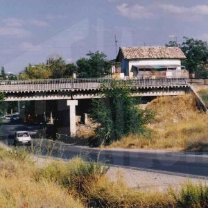 Puente del ferrocarril sobre el Paseo del Deleite en Aranjuez