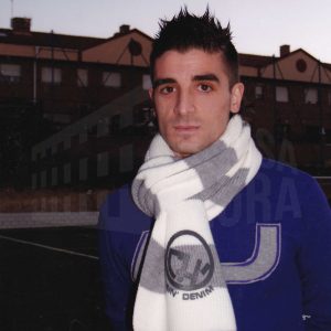 Retrato de Javier García Portillo, jugador de fútbol