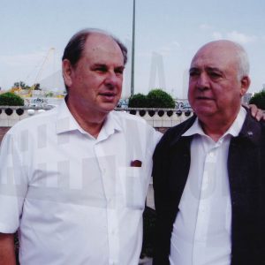 Retrato de Antonio Guardiola, médico, y Pablo Guzmán, hostelero.