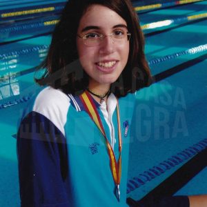 Retrato de Macarena García, campeona de Natación de Madrid
