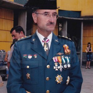 Retrato de Ángel Arancón García, Coronel Director de la Academia de la Guardia Civil en Aranjuez