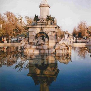 Fuente de Hércules y Anteo en el Jardín del Parterre en Aranjuez