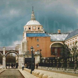 Torre sur del Palacio Real y Jardín del Rey en Aranjuez