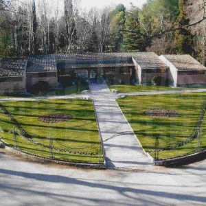 Vista panorámica del Museo de Falúas Reales, en el Jardín del Príncipe en Aranjuez