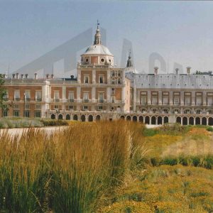 El Palacio Real de Aranjuez visto desde la Plaza de Parejas
