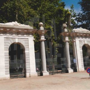 Puerta de la Casa del Labrador o de Infantes, en el Jardín del Príncipe en Aranjuez