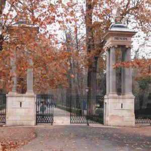 Puerta del Embarcadero o del Príncipe, en el Jardín del Príncipe en Aranjuez