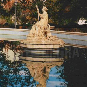 Fuente de Ceres en el Jardín de la Isla en Aranjuez