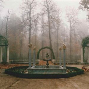 Fuente de las Harpías (o del Niño de la Espina) en el Jardín de la Isla de Aranjuez