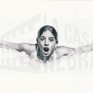 La nadadora de Aranjuez Maribel Talavera entrenando a estilo mariposa