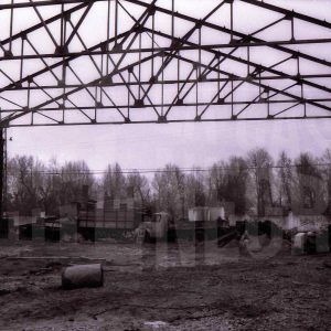 Construcción de una nave industrial de la empresa Transportes Gálvez en Aranjuez