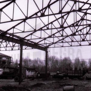 Construcción de una nave industrial de la empresa Transportes Gálvez en Aranjuez