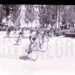 Competición ciclista en las calles de Aranjuez