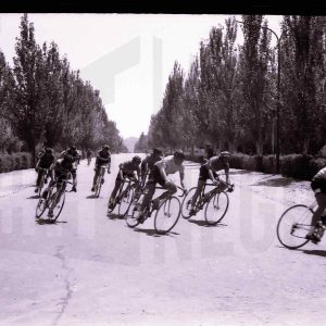 Competición ciclista en las calles de Aranjuez