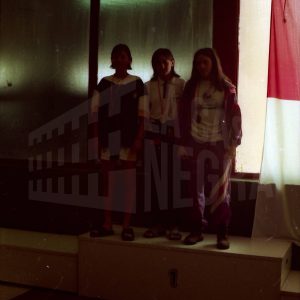 Medallistas en una competición de natación en Toledo