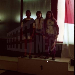 Medallistas en una competición de natación en Toledo