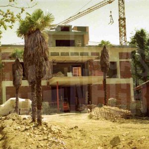 Edificio en obras en la Calle Stuart en Aranjuez