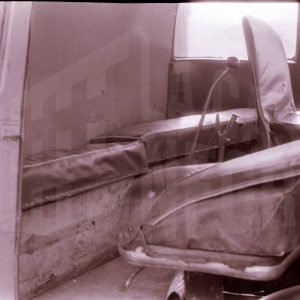 Cabina de un camión de Transportes Gálvez