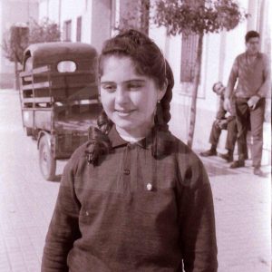 Retrato de Loli García Ayende en Aranjuez