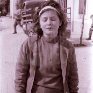 Retrato de una niña en la Calle Príncipe de Aranjuez