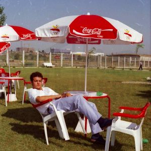 Retrato de un joven en la sede de las pruebas de Pentatlon moderno de los Juegos Olímpicos de 1992