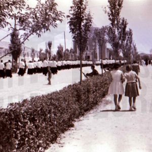 Procesión del Corpus Christi por Calle Príncipe en Aranjuez