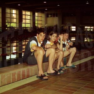 Medallistas en una prueba de un campeonato de Natación