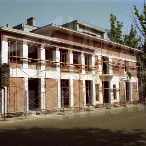 Edificio en construcción en la Calle Stuart en Aranjuez