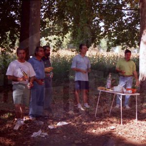 Comida campestre del Club de Natación Aranjuez en las Doce Calles en Aranjuez
