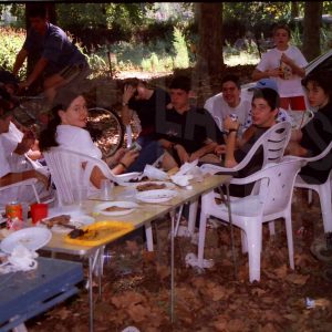 Comida campestre del Club de Natación Aranjuez en las Doce Calles en Aranjuez