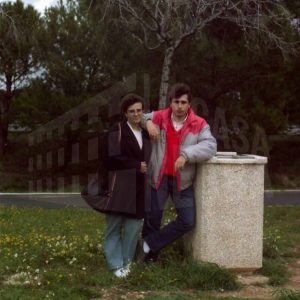 José Luis Talavera con una mujer