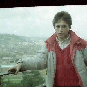 José Luis Talavera en una terraza de la Basílica de San Pedro del Vaticano en Roma