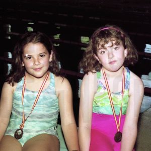 Anabel Madrigal Talavera en la piscina del Polideportivo de Aranjuez