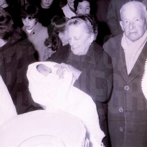 Bautizo de José Luís Talavera Gálvez en la Iglesia de Alpajés