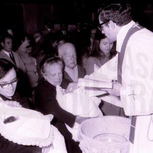 Bautizo de José Luís Talavera Gálvez en la Iglesia de Alpajés