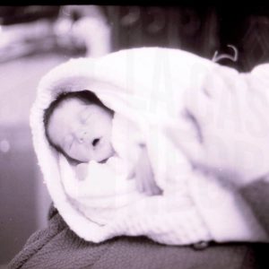 José Luis Talavera Gálvez a los 4 días de nacer