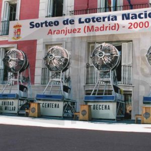 Sorteo de la Lotería Nacional en Aranjuez