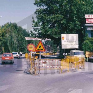 Obras en el entorno del Puente Barcas y el Restaurante Rana Verde de Aranjuez