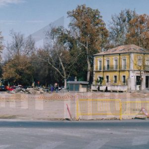 Plaza de Santiago Rusiñol de Aranjuez en obras