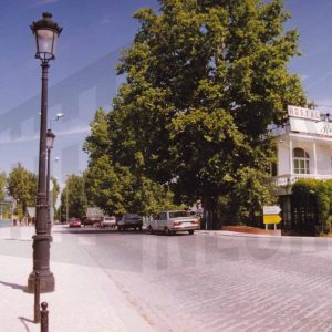 Entrada a Aranjuez por el Puente Barcas y Restaurante Rana Verde