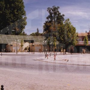Glorieta de Fernando VI y Restaurante Hotel Delicias en Aranjuez