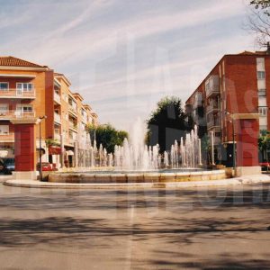 Fuente en la confluencia de las calles Moreras y Foso en Aranjuez