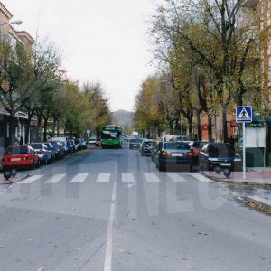 Perspectiva de la Calle Moreras en Aranjuez