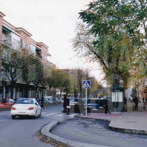 Perspectiva de la Calle Moreras en Aranjuez