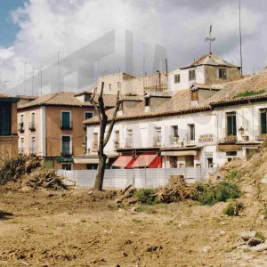 Obras de reforma en la Plaza de la Constitución de Aranjuez
